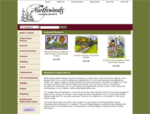 Tablet Screenshot of northwoodsrubberstampsstore.com